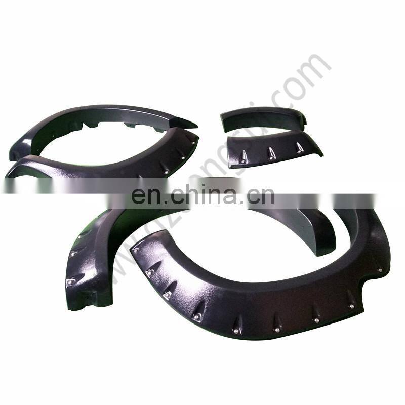 Factory wholesales Black Abs Fender Flares For Hilux Vigo Revo