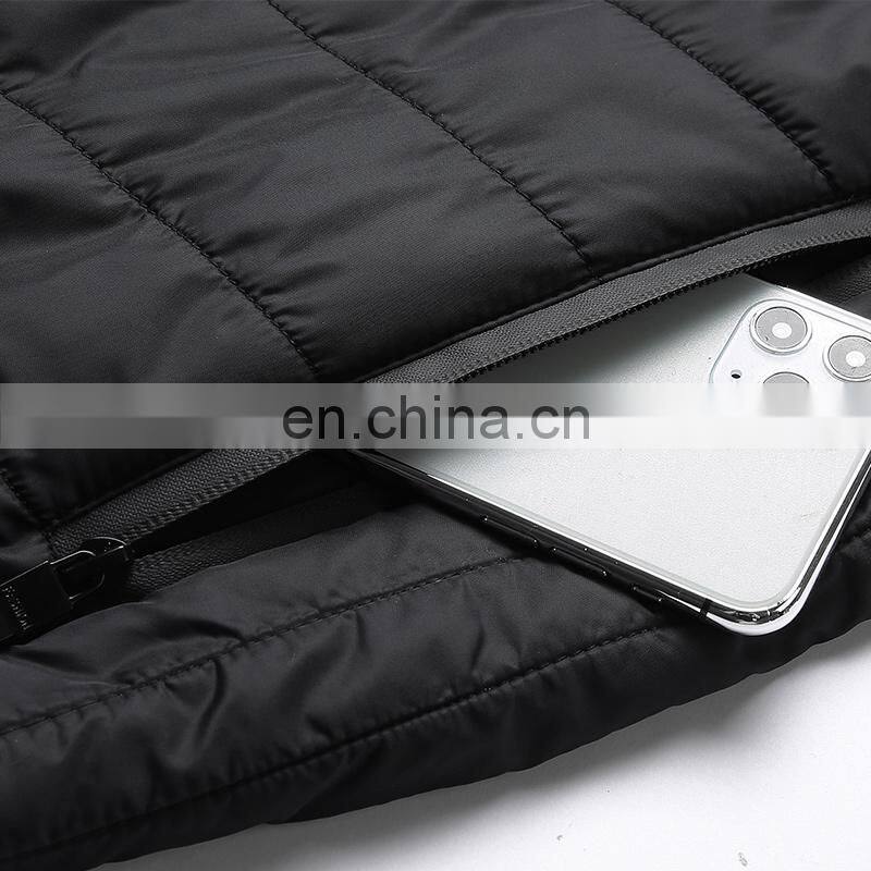 USD Smart Large Size Casual Stand Collar Heating Waistcoat