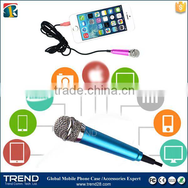 mobile phone accessory microphone, microphone for singing for mobile phone