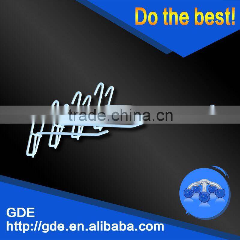 Metal display hanging hook for gridwall