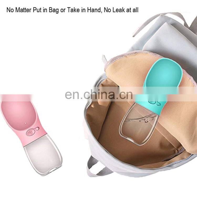 Most Popular 350ml Pet Drink Water Bottle Dog for Travel