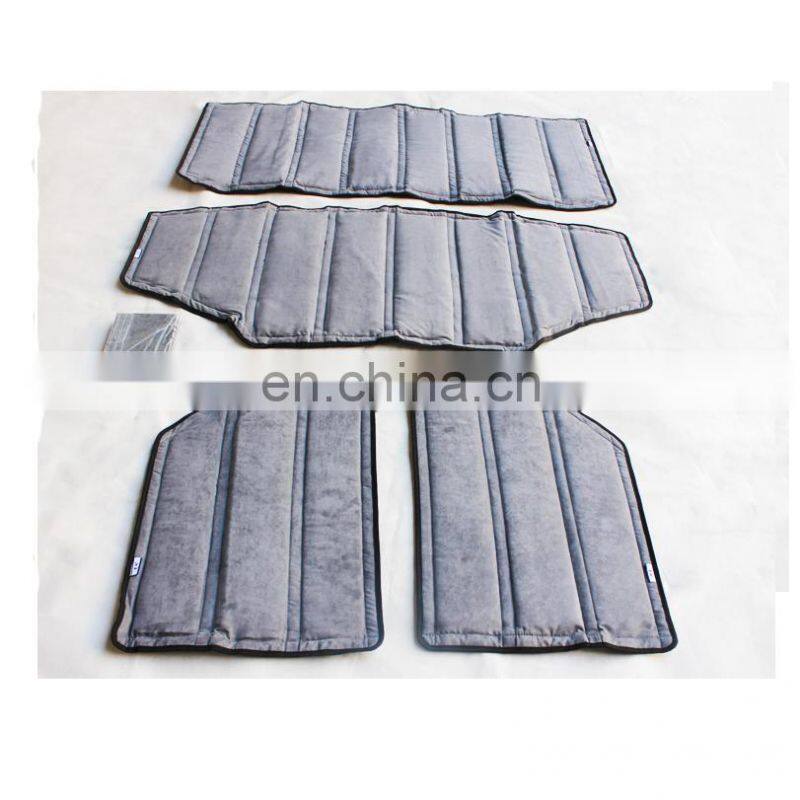 Off road 4 Doors Roof insulator for Jeep wrangler JK 12+ Top Roof insulator for Jeep auto parts from Maiker