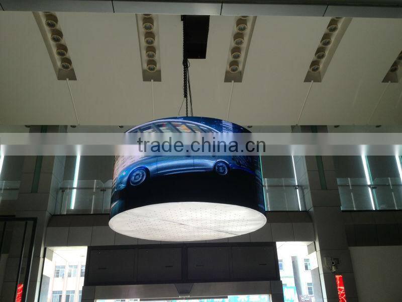 P5 column indoor full color decoration electron led display screen