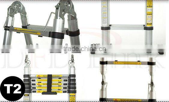 Folding Climb Ladder Aluminium Telescopic Ladder Step Ladder