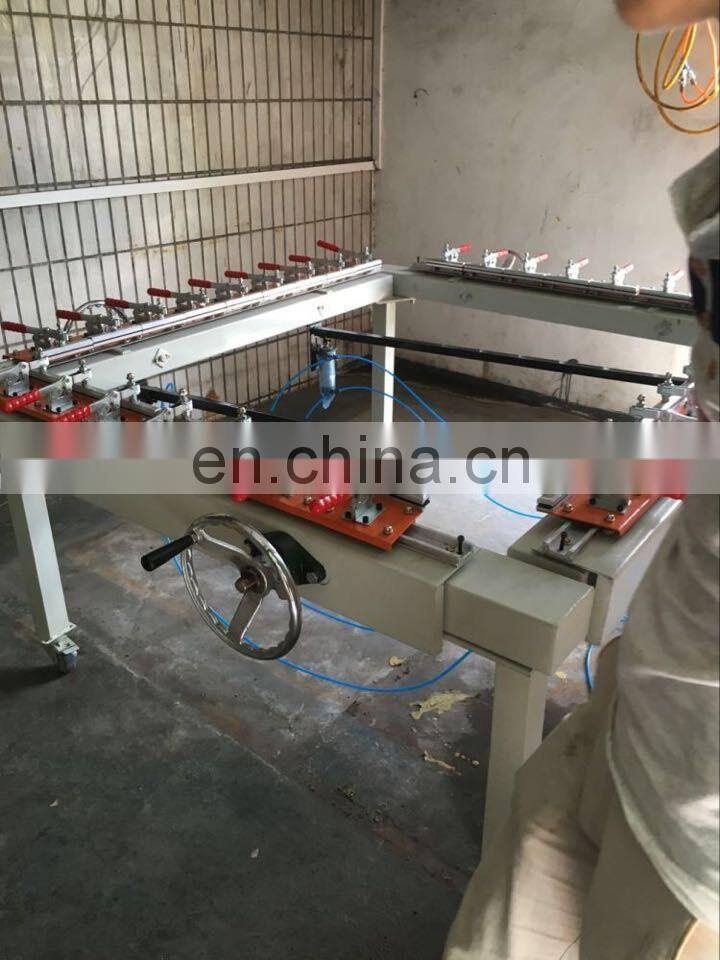 UTSP1012 Pneumatic Screen Mesh Stretcher Manual Silk Screen Stretching Machinery maquina tensadora serigrafica
