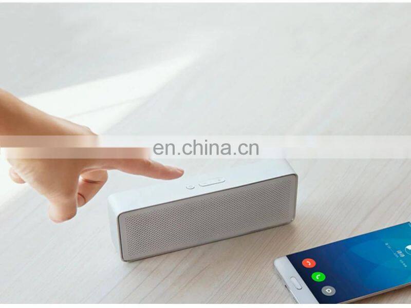 Mi Square Box Audio 2 Portable Wireless Mini Phone Hands-Free USB Amplifier Stereo Speaker Portable MP3 Player