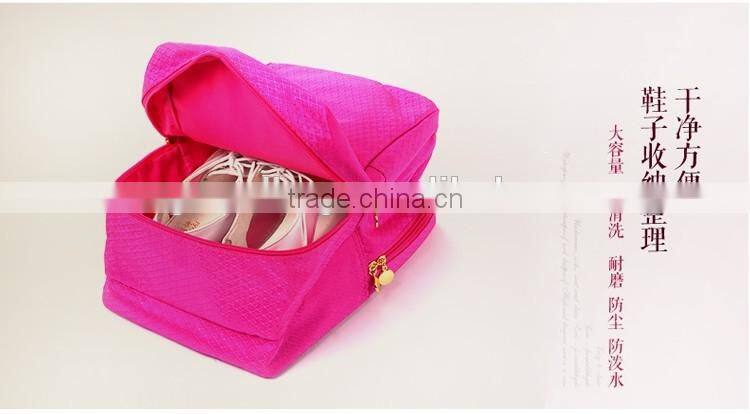 Wholesale Three Layer Large Capacity Waterproof Ladies Shoes Storage Bag for Travel or Trip
