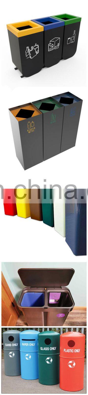 Smart cabinet waste bin indoor