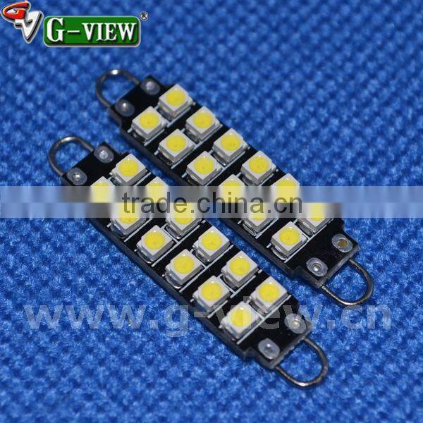 2015 12v c5w auto led bulb f-44mm 12smd 1210 led festoon car light , led car festoon c5w