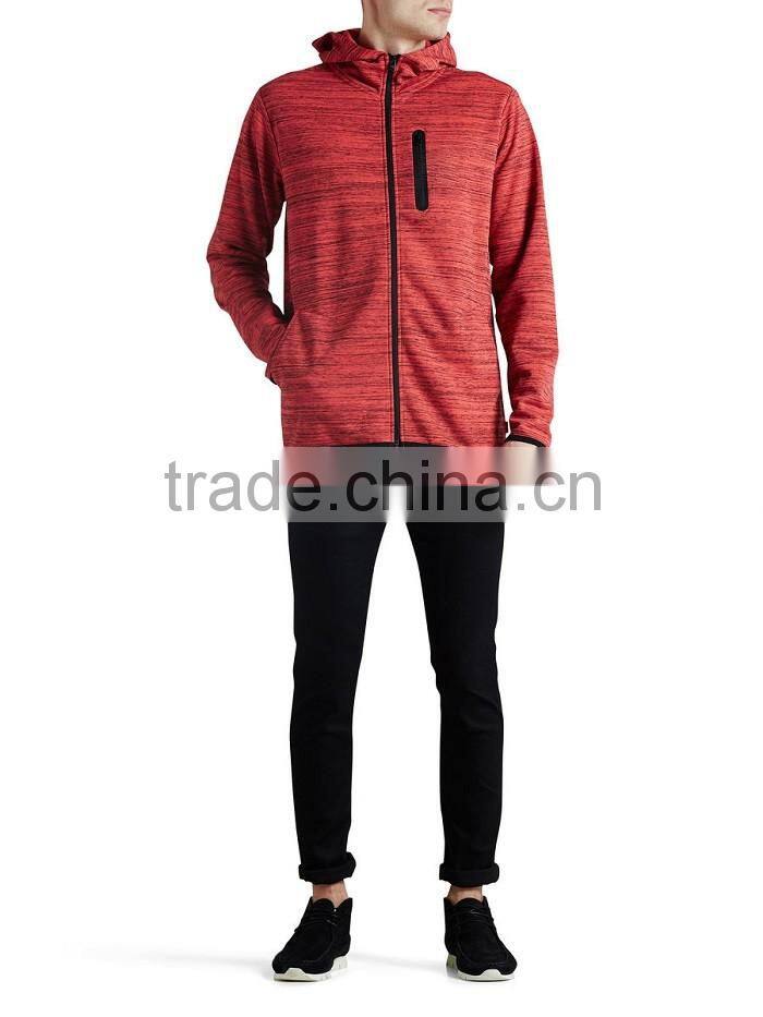 OEM man gym hoodies zip up lightweight cotton sport hoodies