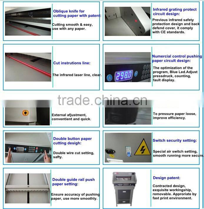 computerized paper cutting machine hydraulic paper guillotine cutter