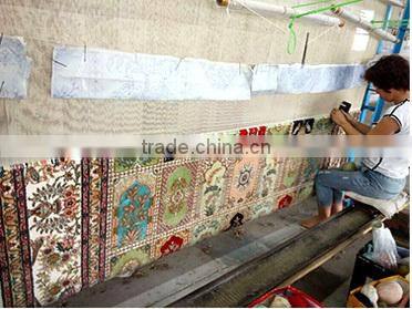 Persia style hand tufting silk turkish double knot turkish carpet