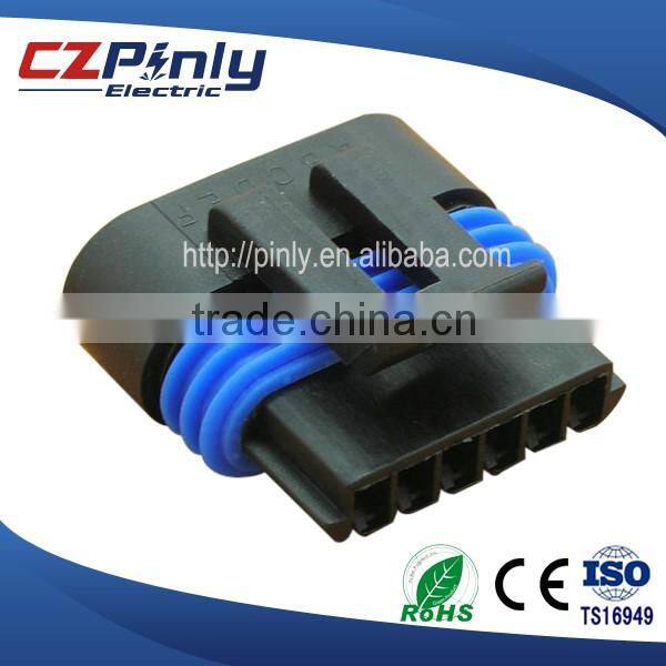 6P female Delphi GM TPS Flat Accelerator pedal automobile connector 12066317 12162261