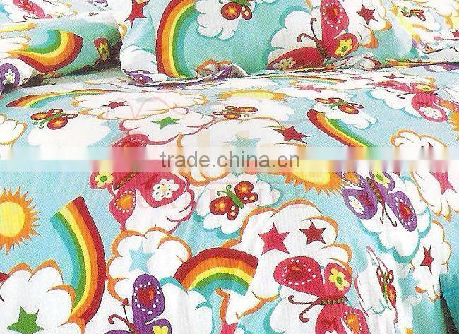 Kids Bedroom Collections 2015 Colorful Rainbow Cheap Organic Cotton Duvet Cover