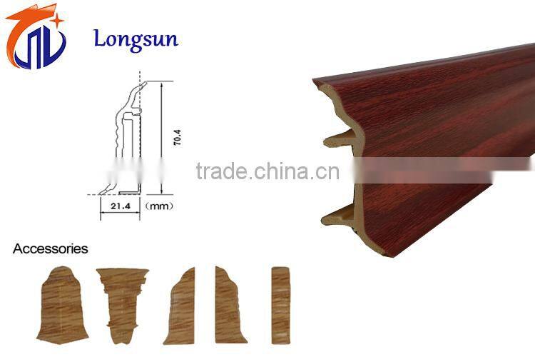 Skirting board baseboard plastic plinth