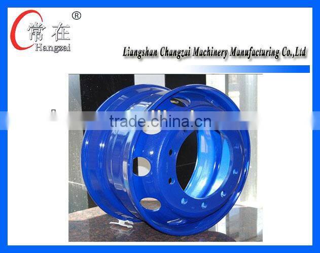 non-convergent wheel rim semi trailer/truck