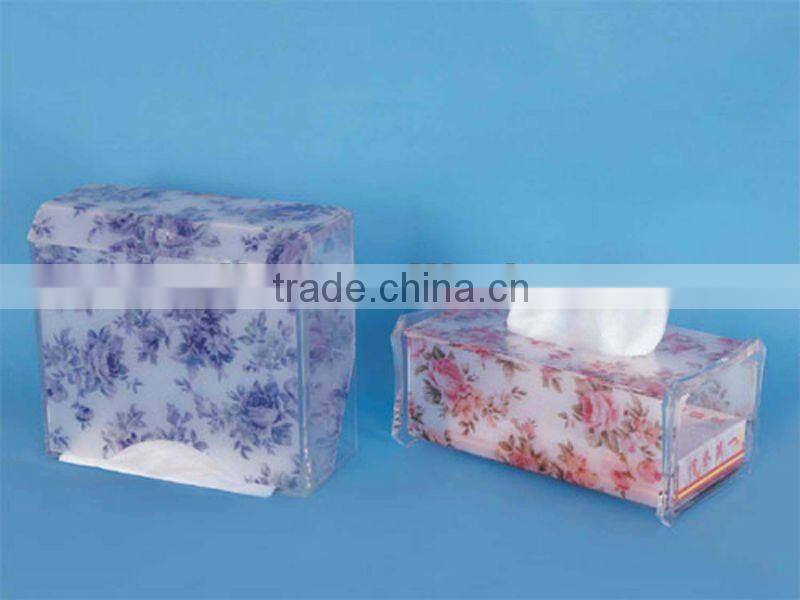 Rectangular Acrylic/Plexiglass Tissue/Napkin Boxes