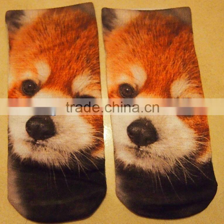 Wholesale Floral Photo Real Ankle Socks