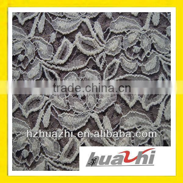 flowers cotton embroidered fabric