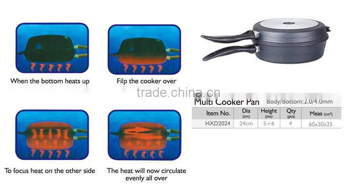 die cast aluminium multi cookware M-6