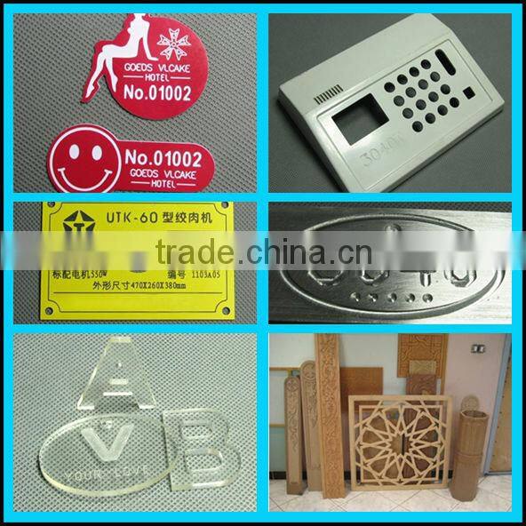 plastic arylic wood small table top cnc engraving machine