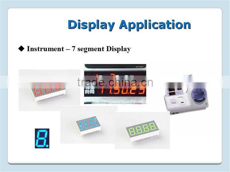 8inch white color 1 digit 7 segment display