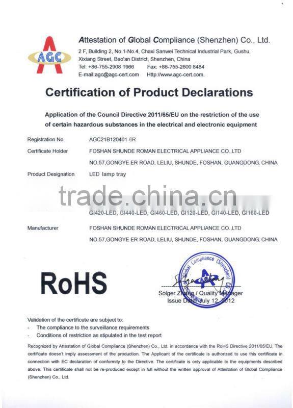 LED Grill Lamp Tray 600*600 GI340IQ1-B1-LED