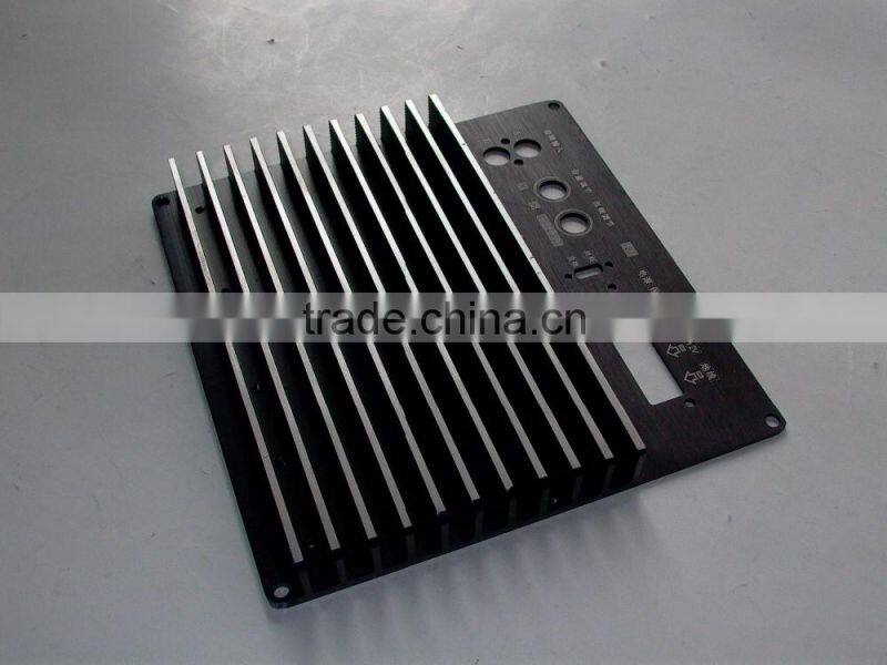 Anodized aluminum profile for building materials