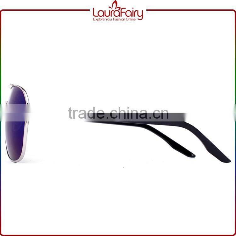 Laura Fairy Made In China European Style Metal Double Bridge Wenzhou Sunglasses