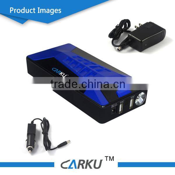 Carku lithium-ion car portable jump starter / Power bank charging for smartphone / laptop /tabelt