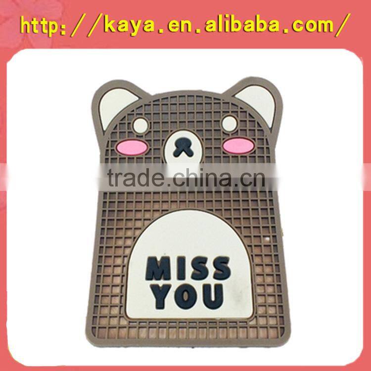 factory custom rubber animal print coasters