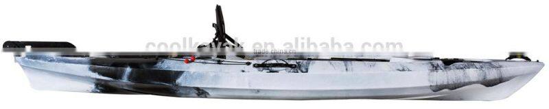 Hot sale ocean fishing kayak no inflatable plastic rowing boat