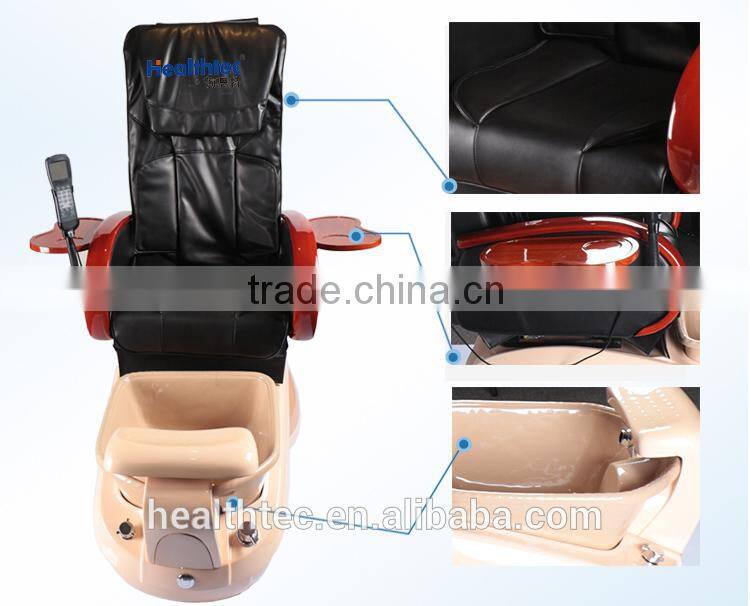 Black spa and salon equipment hairdresser used massageador