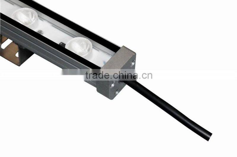 Edgelight aluminium led strip bar for outdoor use , programmable waterproof led strip light ,CE/ROHS/UL LED lighting wall washer