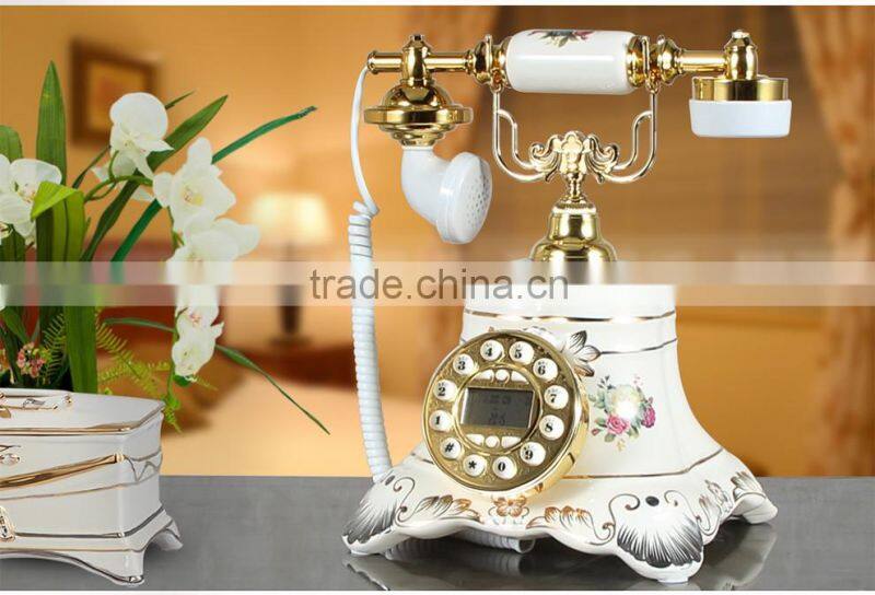 Wholesale wooden decorative old-fashioned telephone