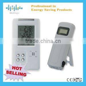 4 channels professional super weather station with in/outdoor temperature