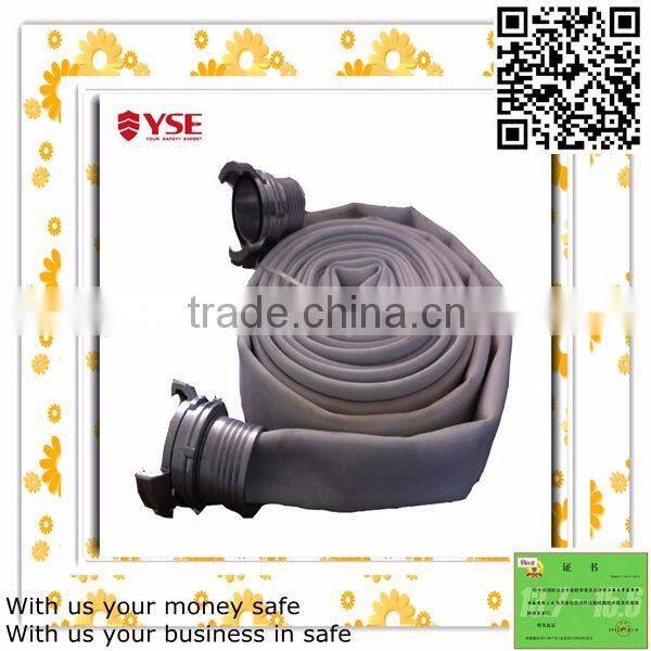 Hot selling PVC/ Rubber/ PU 3 4 inch fire hose with working pressure 10- 20 bar
