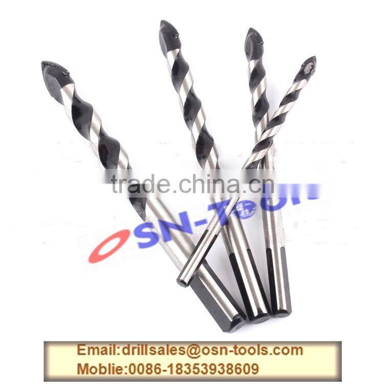Tungsten carbide Easy and quick chip removal glass drill bit