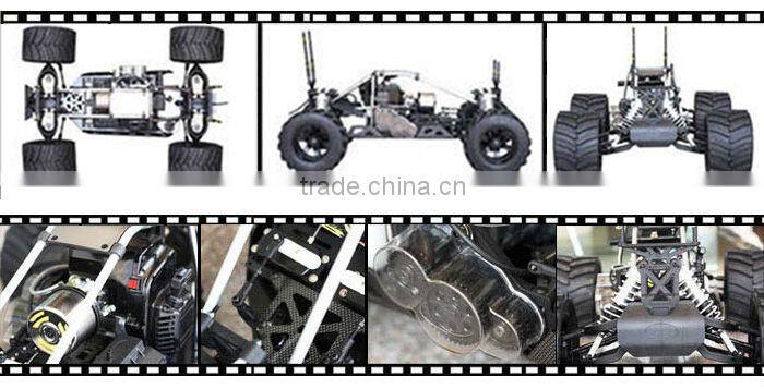 gt-01801 1 4 scale gas rc cars 35cc Gasoline power Monster Truck