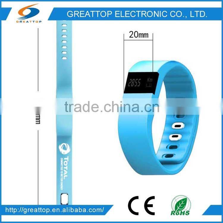 High Quality Cheap silicone wrist pedometer