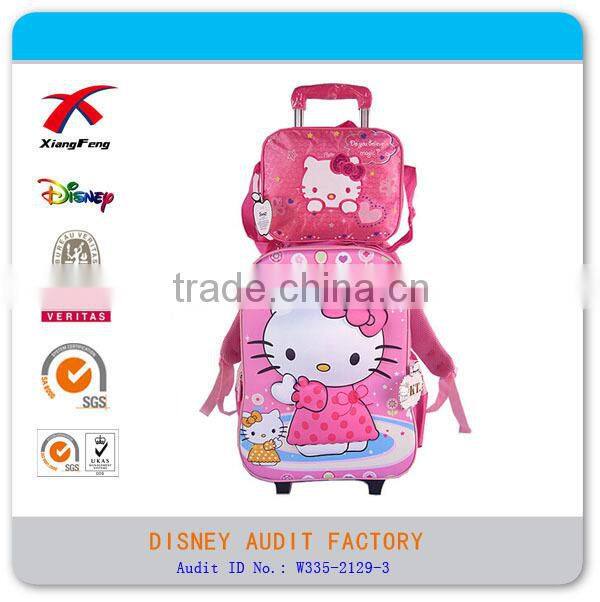 3D EVA Trolly Detachable Backpack, School bag
