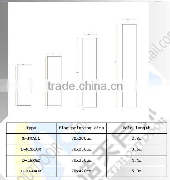 Feather Flag Custom Printed Sail Flying Banner Outdoor Advertising Sign