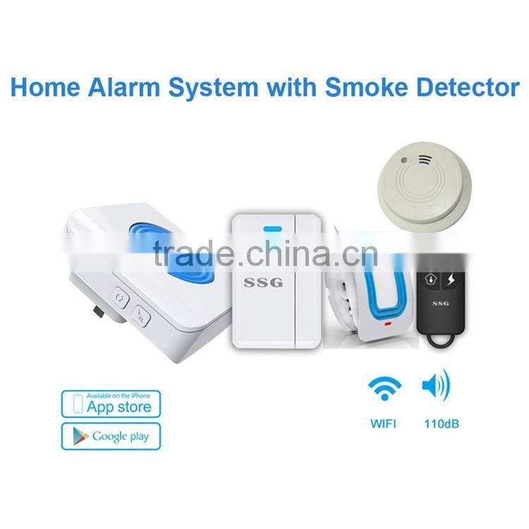 SSG 315Mhz or 433Mhz Wireless Smoke Detectors for Home