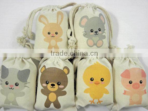 Printed Cotton Drawstring bags , Macrame Drawstring bags ,