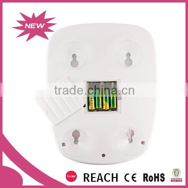 Stick on wall fogless shower mirror shaving mirror , 3x magnifying lighted bathroom wall mirror