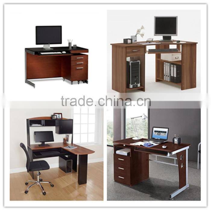 modern wood mobile rolling cart compact computer desk
