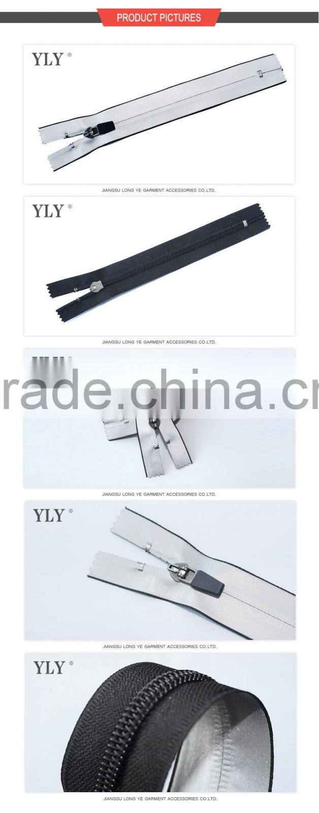 All kinds of manufactur brass, aluminum, plastic, derlin, nylon, invisible zipper, slider, zipper long chain