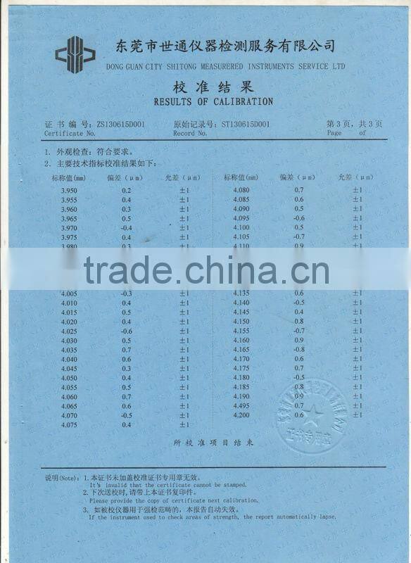 pin gauge set / pin thickness gauge / Pin Gauges