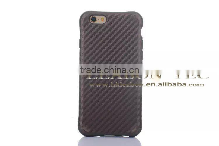 carbon fiber ultra thin soft TPU case for apple iPhone 6S, for iPhone 6S case