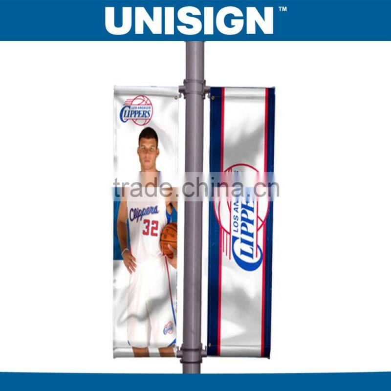 Unisign Hot Selling 50m PVC Coated Double Side Printable Blockout plastic banner